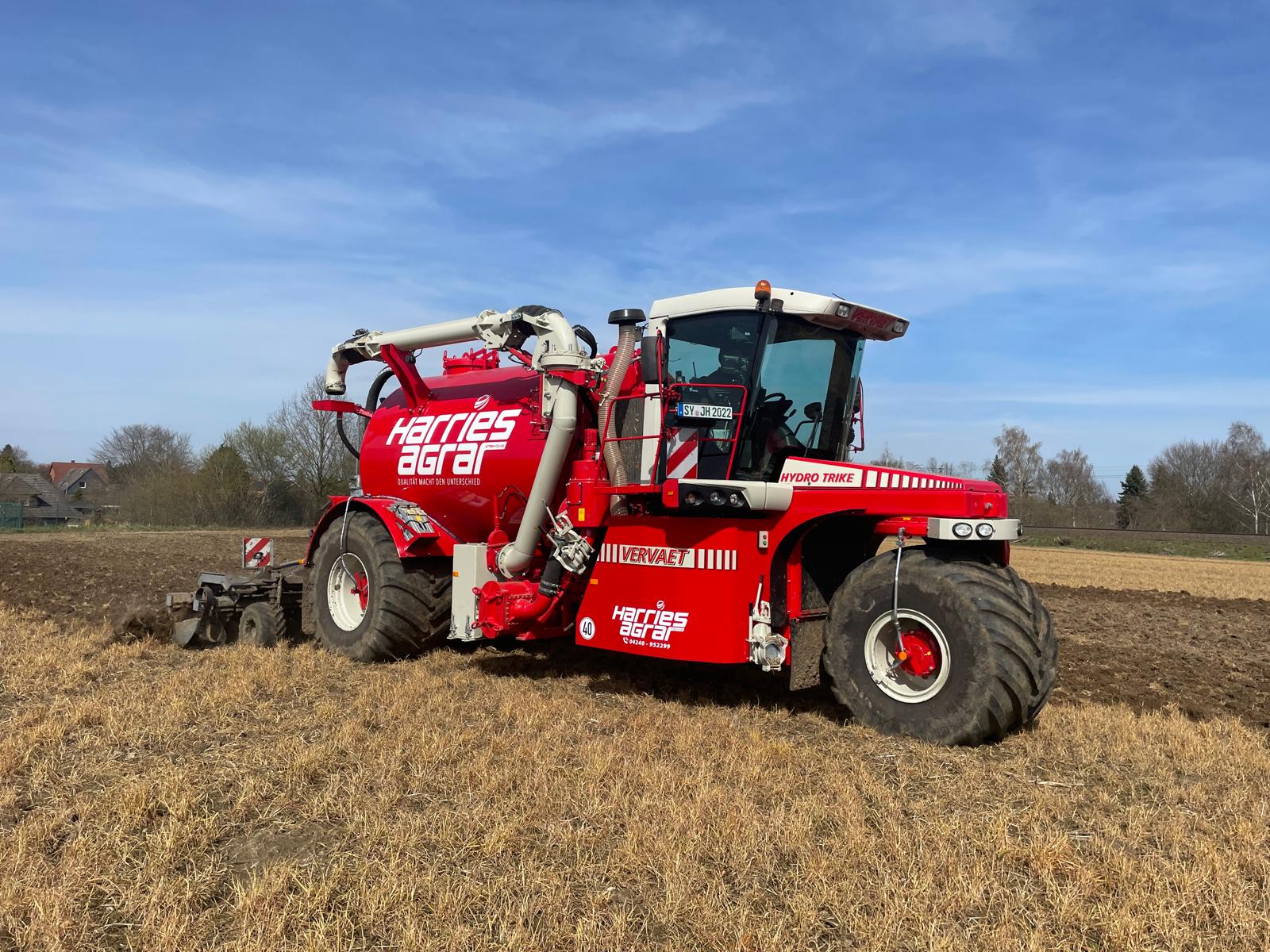 Landwirtschaftliche Arbeit auf Hof Harries